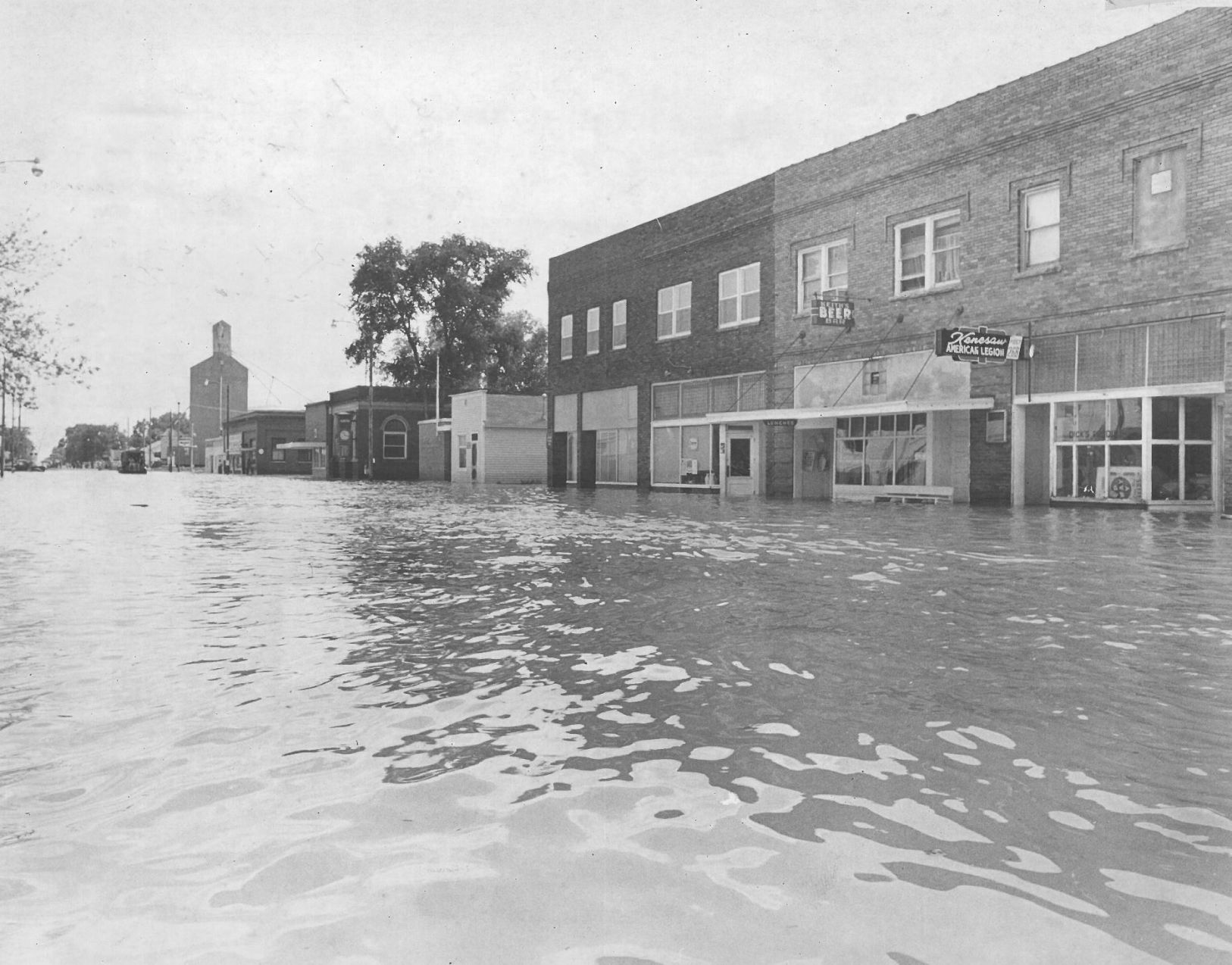 Flood Water in Kenesaw